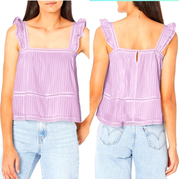 Ella Moss Women's Alanis Babydoll Woven Top - Picture 1 of 15